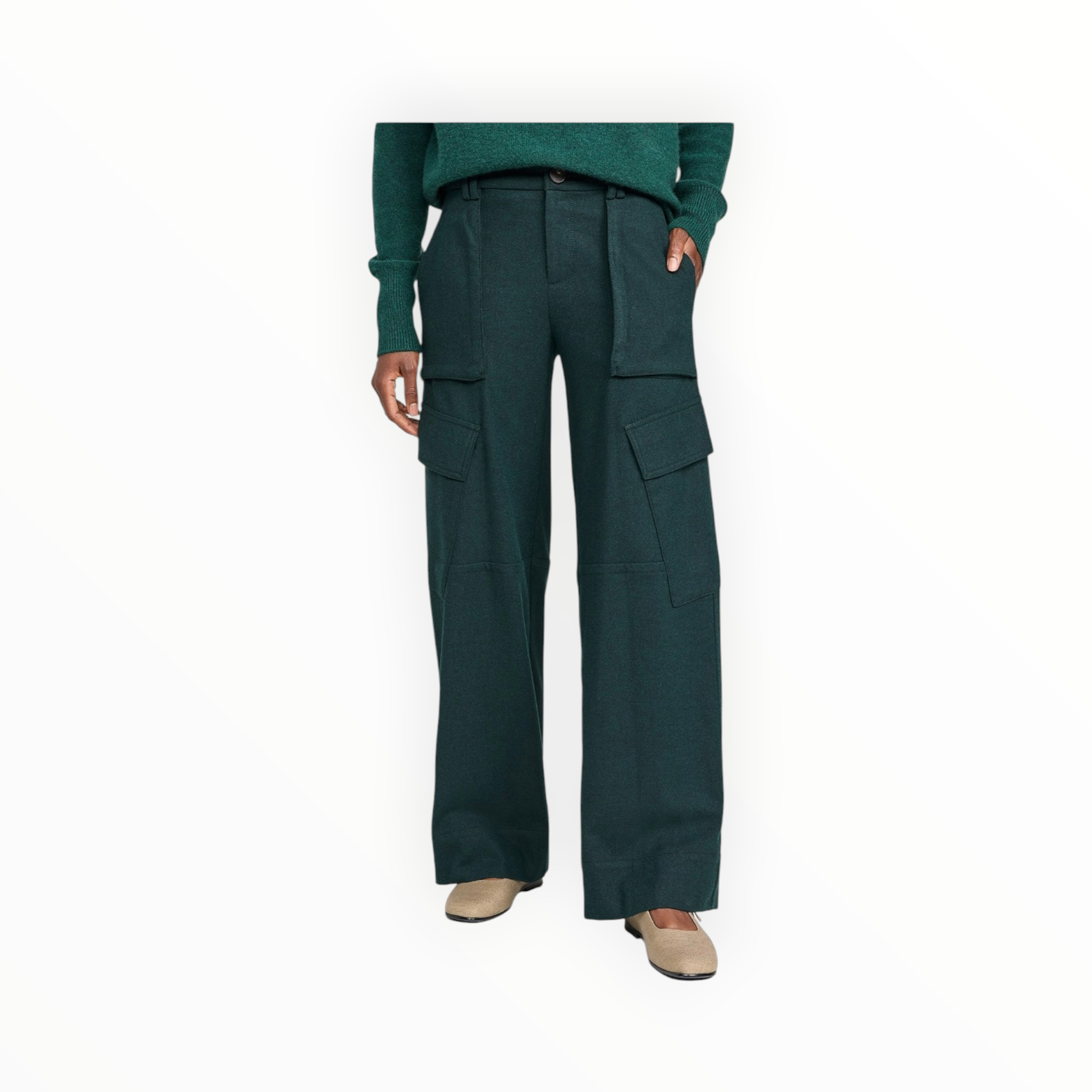 Vince Vince Flannel Raver Pants -  Sea Onyx
