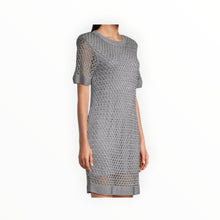 Milly Sinclair Metallic Crochet Dress