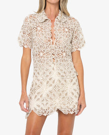 JBQ Millie Mini Skirt - Taupe