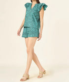 Omika Wilora Blouse - Tashi Palm