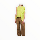 Psophía Cotton Bow Top - Lemon
