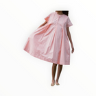sula Dolls Dress - Orange Tiny Check