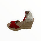 Cordani Everly Wedge - Red Suede