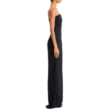 A.L.C. Layla Strapless Pleated Gown - Black