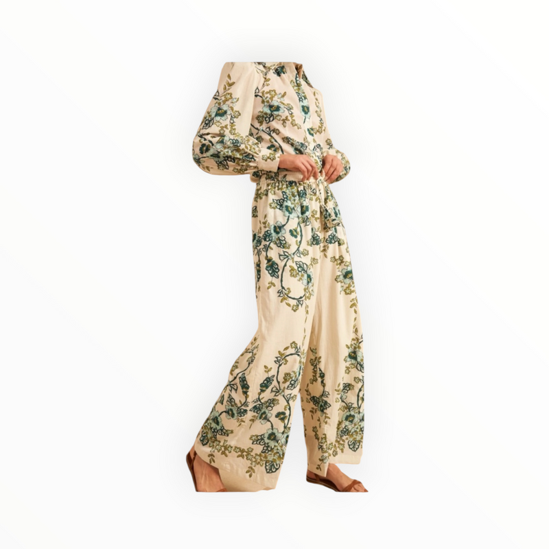 Hannah Artwear Asha Full Length Pant - Jasmine Azul