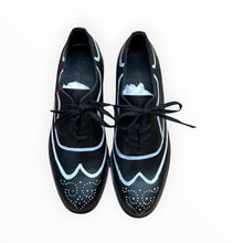 Esquival Handpainted Wingtip - Black