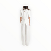 Karina Grimaldi Aven Linen Pants - White