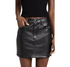 Pistola Rumi Faux Leather Skirt - Slate Black