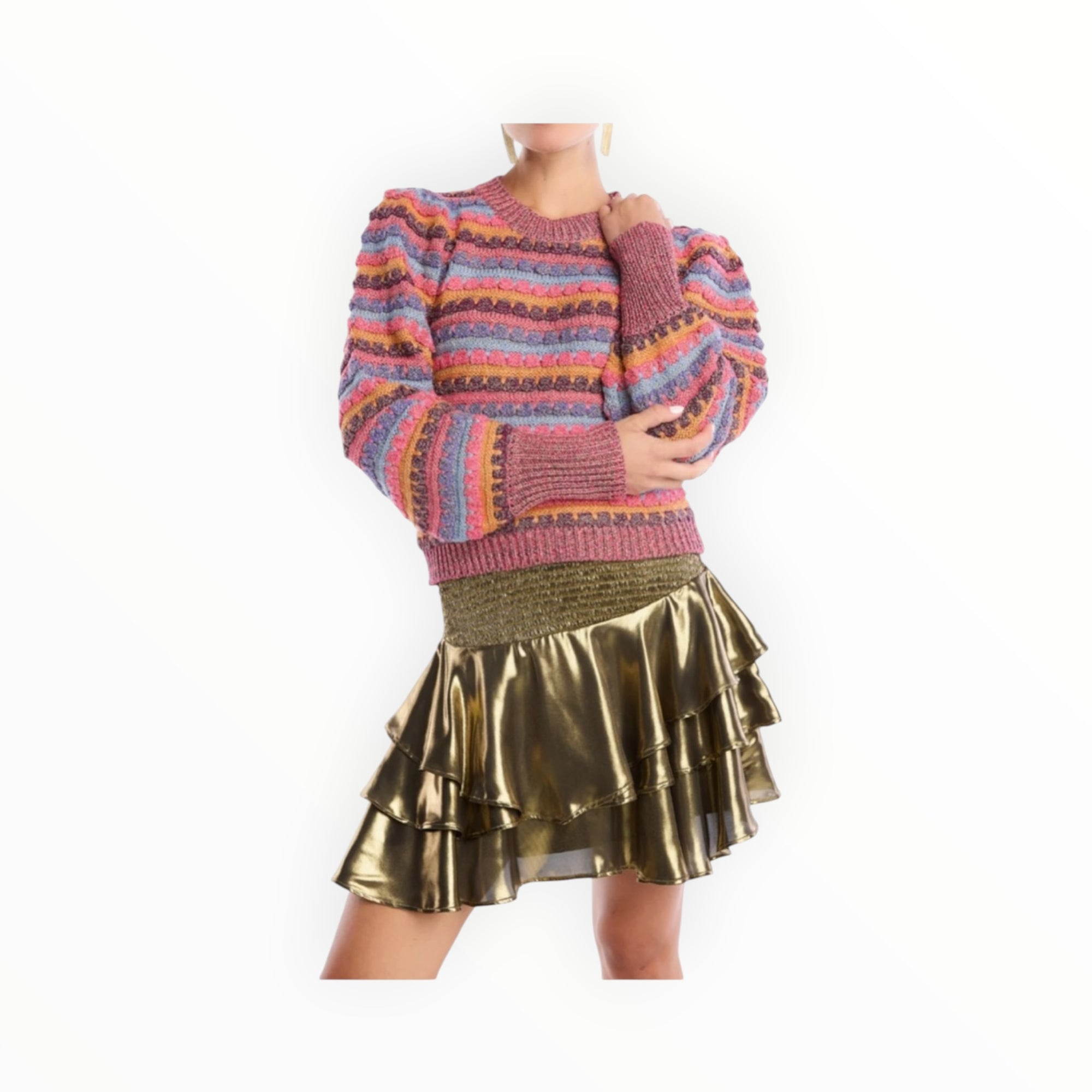 Allison New York Metallic Adele Sweater