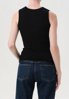AGOLDE Poppy Tank - Black