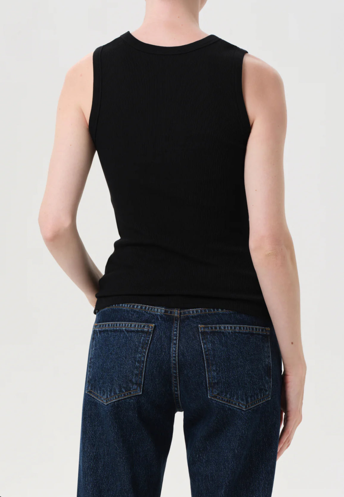 AGOLDE Poppy Tank - Black