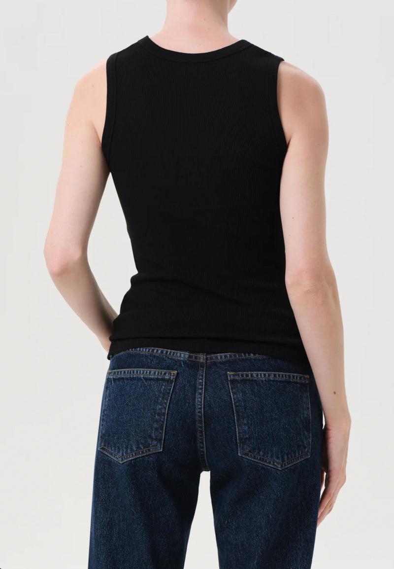 AGOLDE Poppy Tank - Black