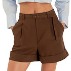 endless rose Belted Shorts - Espresso