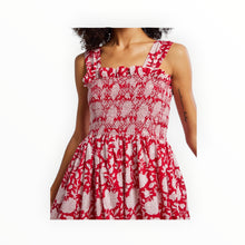MILLE Garden Dress - Red Zinnia
