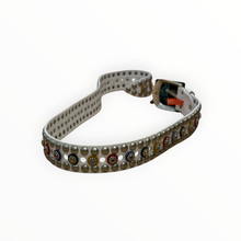 Nanni Milano Studded Belt - White Multi