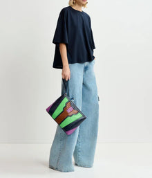 Essentiel Antwerp T-Shirt W/Satin Back Panel - Navy Blue