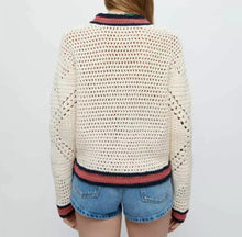 Re/Done 50s V-neck Cardigan - Linen Multi