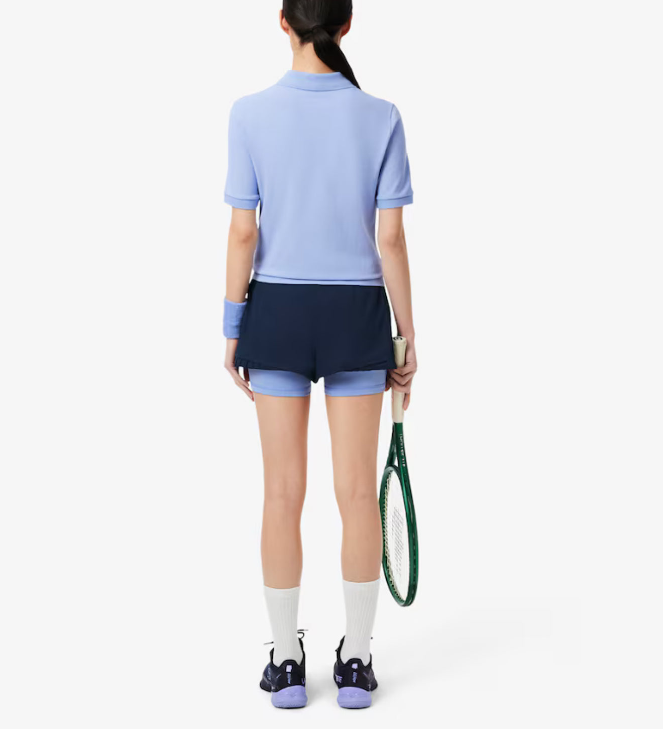 Lacoste Pleated Lined Tennis Shorts - Marine