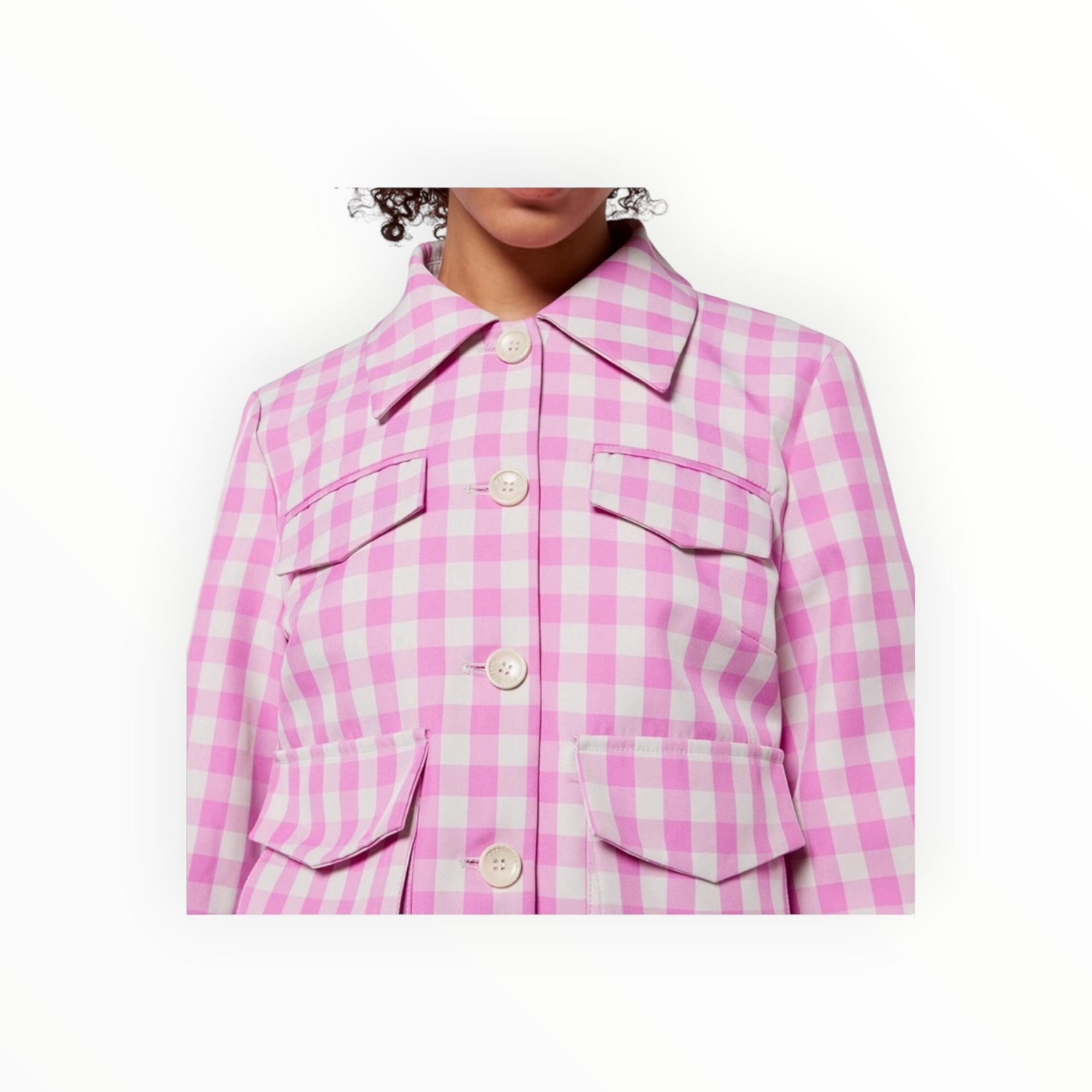 Baum und Pferdgarten Bijou Twill Jacket - Pink Copenhagen Check