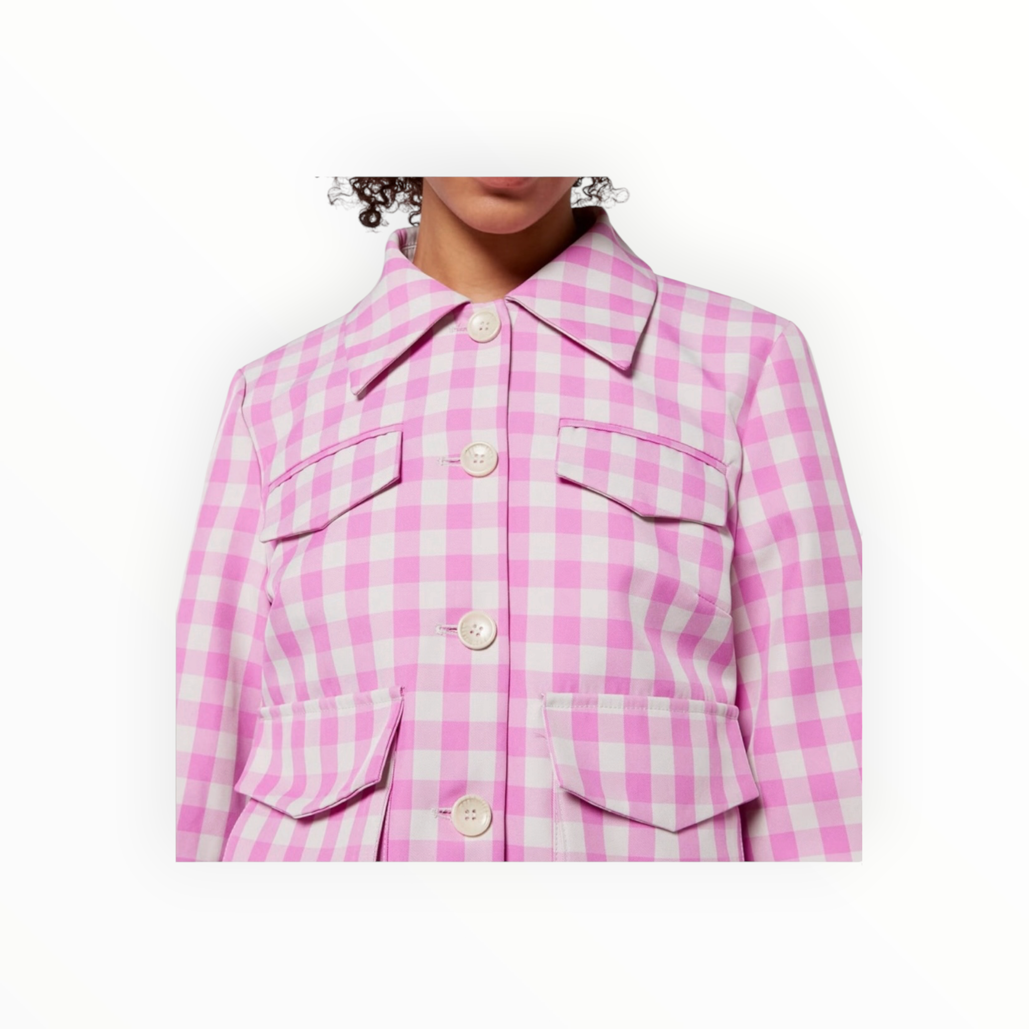 Baum und Pferdgarten Bijou Twill Jacket - Pink Copenhagen Check