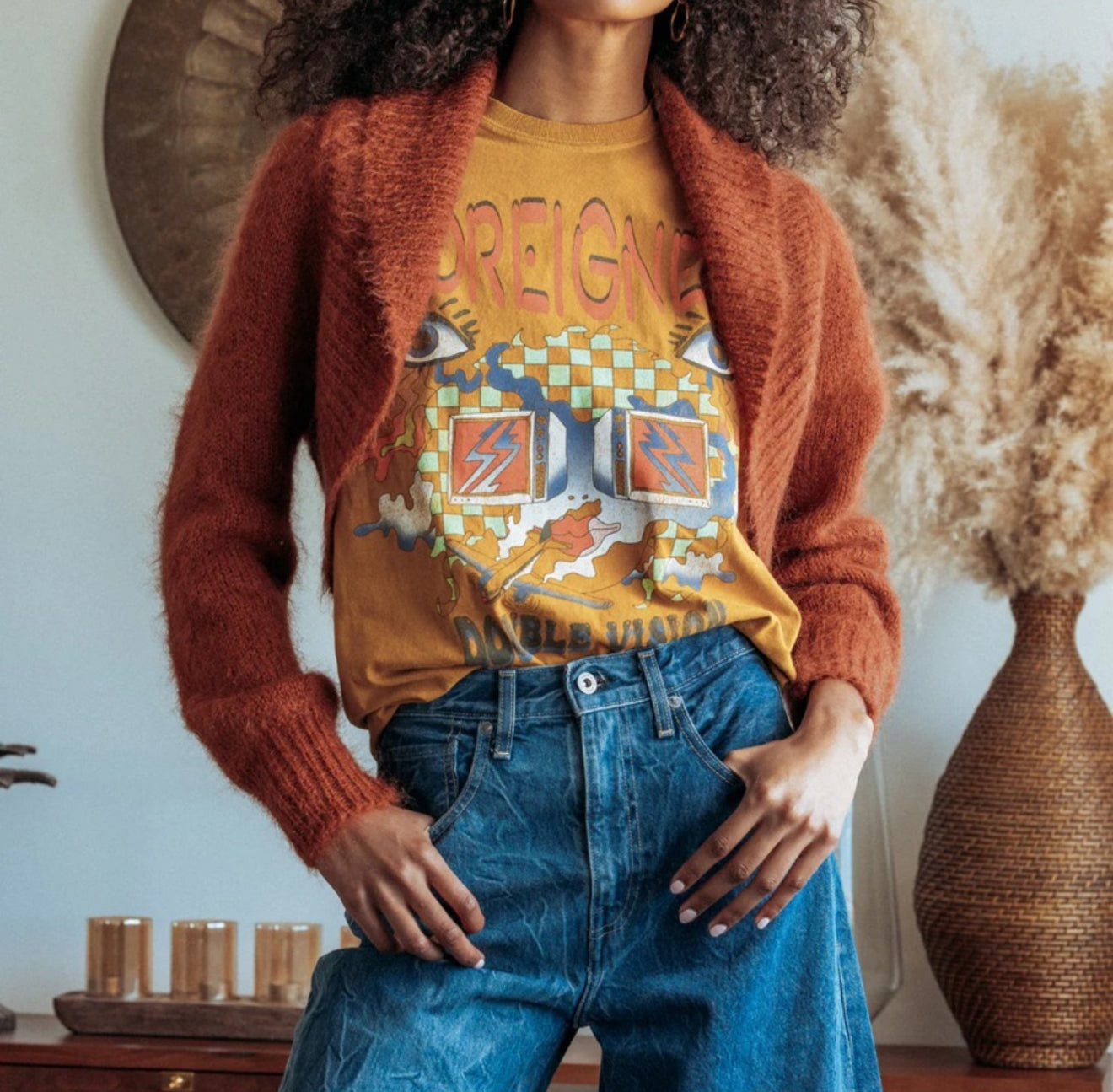 27 Miles Malibu Odi Mohair Sweater - Ginger