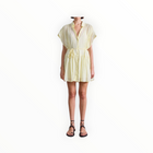 Apiece Apart Agnezca Mini Dress - Butter