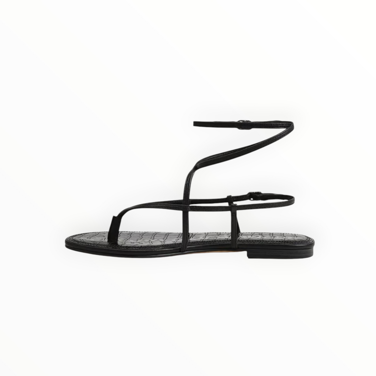 Sam Edelman Clarra Strappy Sandal - Black Leather
