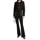 Derek Lam 10 Robertson Trousers With Rhinestone Novelty Buttons - Black