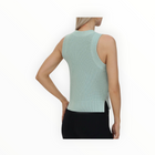 525 America Demi High Crewneck Cotton Tank - Silt Green