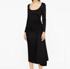 Marni Long Sleeve Midi Dress - Black