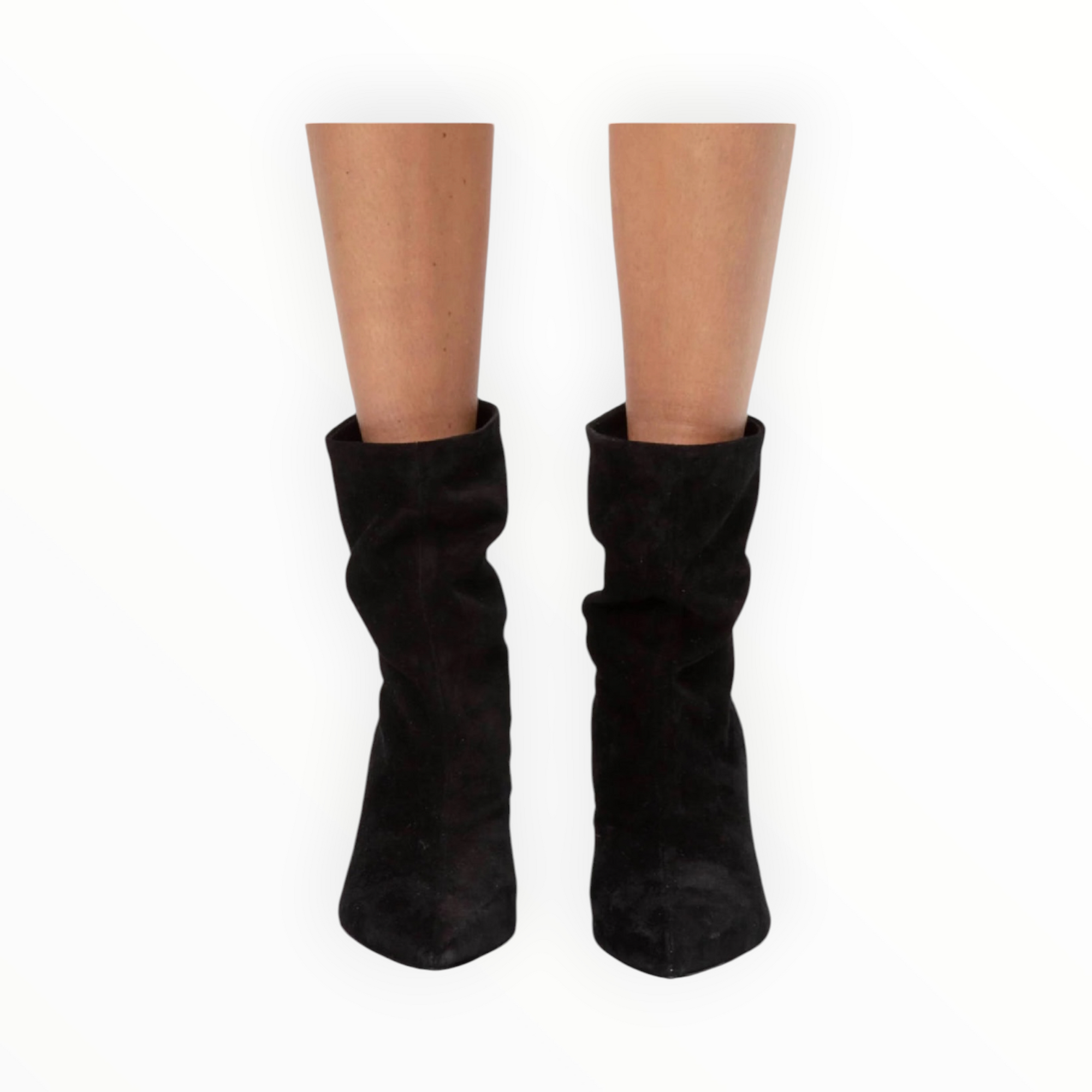 rag & bone Brea Slouch Suede Boot - Black