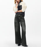 rag & bone Miramar Sofie Wide-Leg Pants - Washed Black