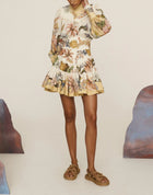ALÉMAIS Oleander Tiered Skirt