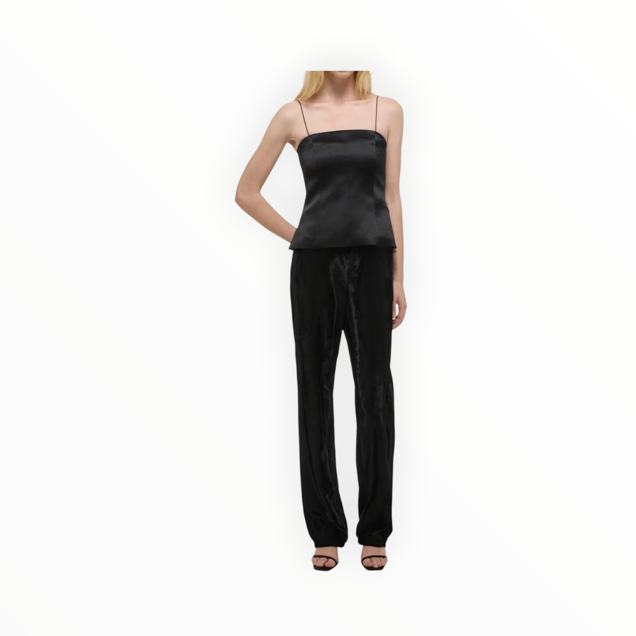Helmut Lang Minimal Slip Top - Black