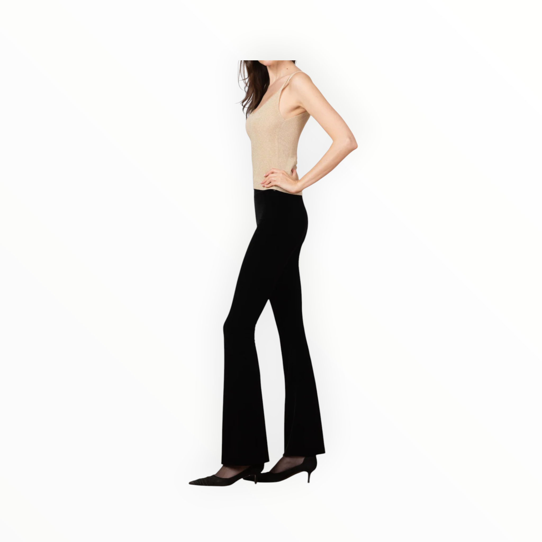 Avenue Montaigne Bellini Pant - Black Velvet
