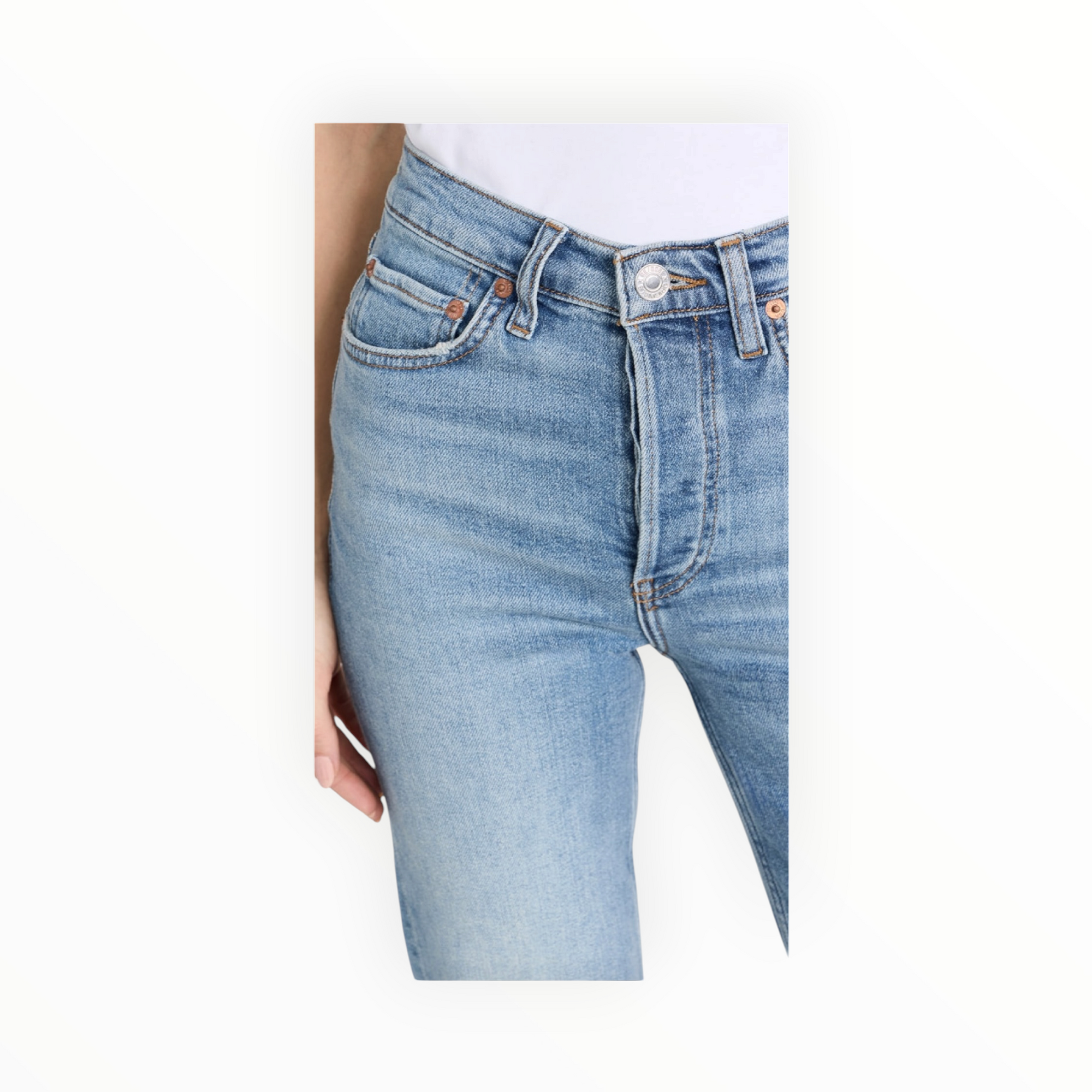 Re/Done Originals 70s Bootcut - Blazed Indigo