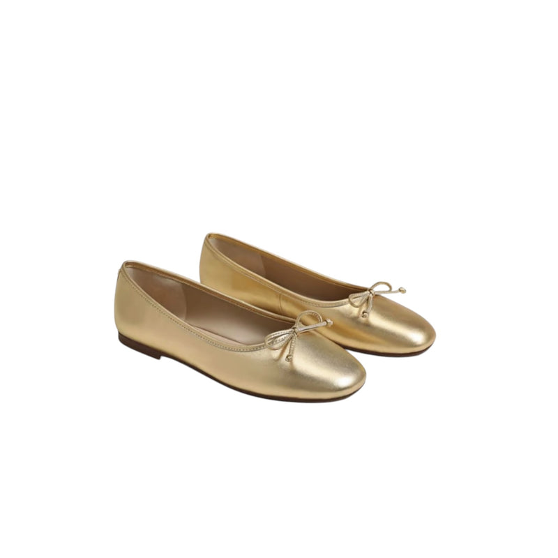 Sam Edelman Alie Ballet Flat - Amber Gold Leather