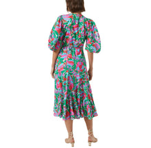 RHODE Fiona Wrap Dress - White Fleur Tropicale