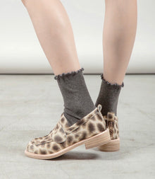 ALL BLACK WOW Cow Loafer - Khaki