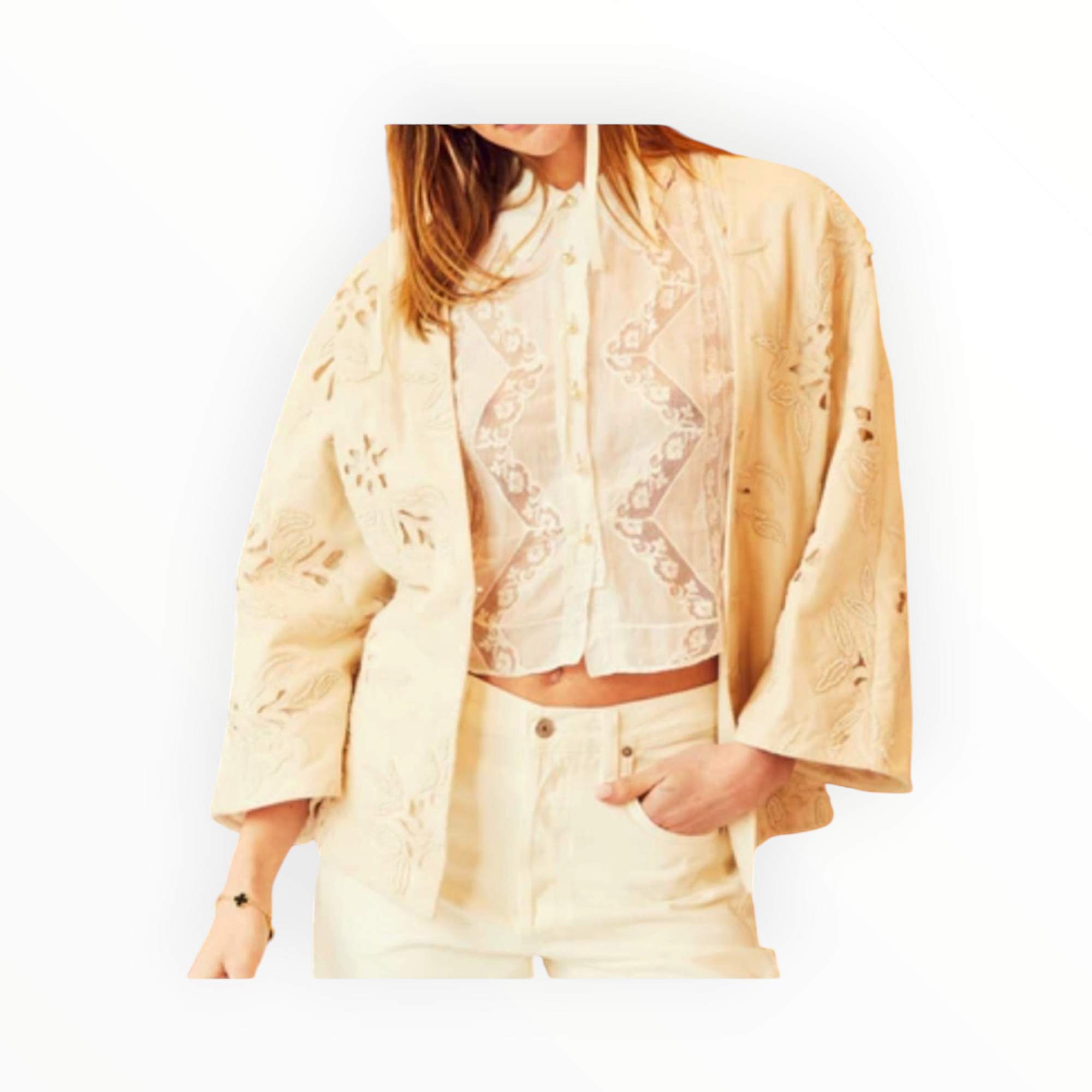 Love the Label Zoey Jacket - Antique Ivory