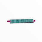 Ninaleuca Woven Tie Belt - Green/White/Pink