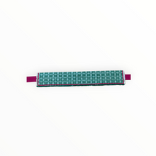 Ninaleuca Woven Tie Belt - Green/White/Pink