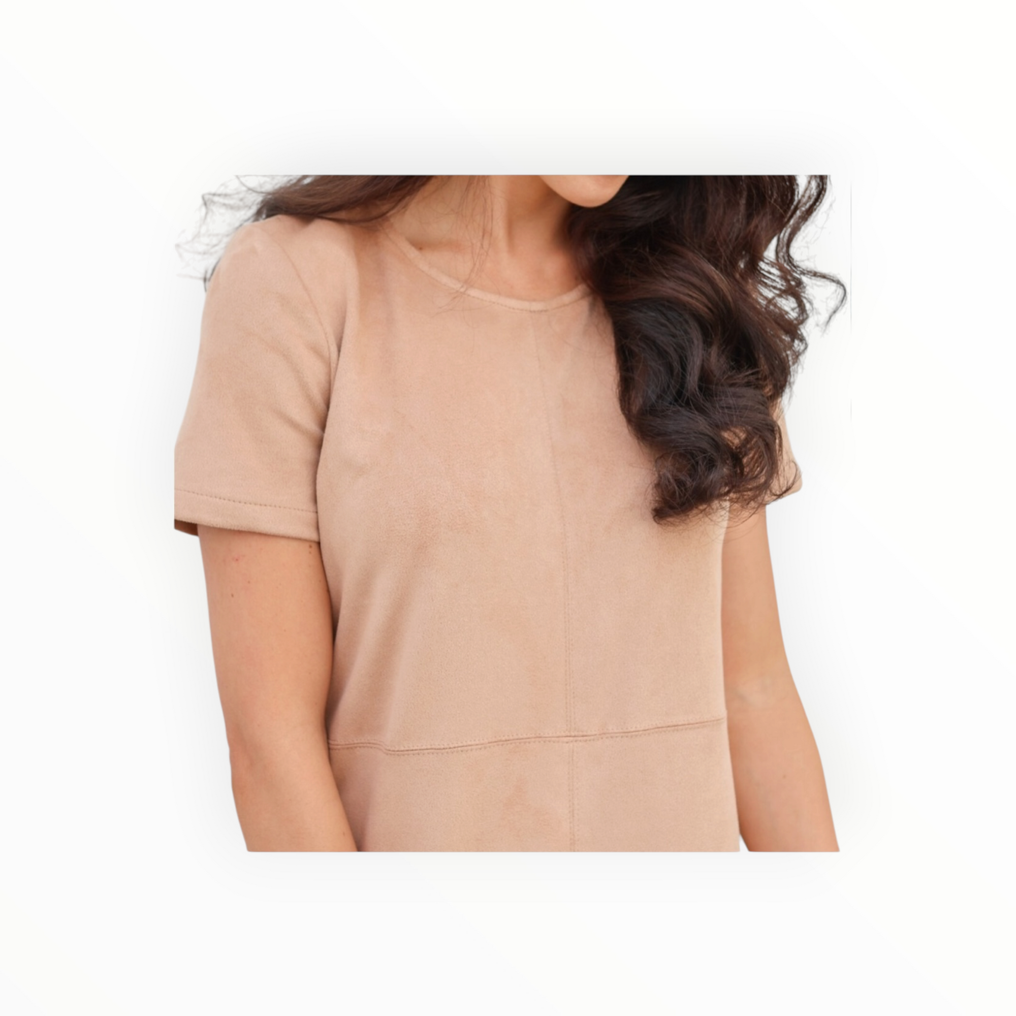 Willa Story Margaret Dress - Beige Taupe