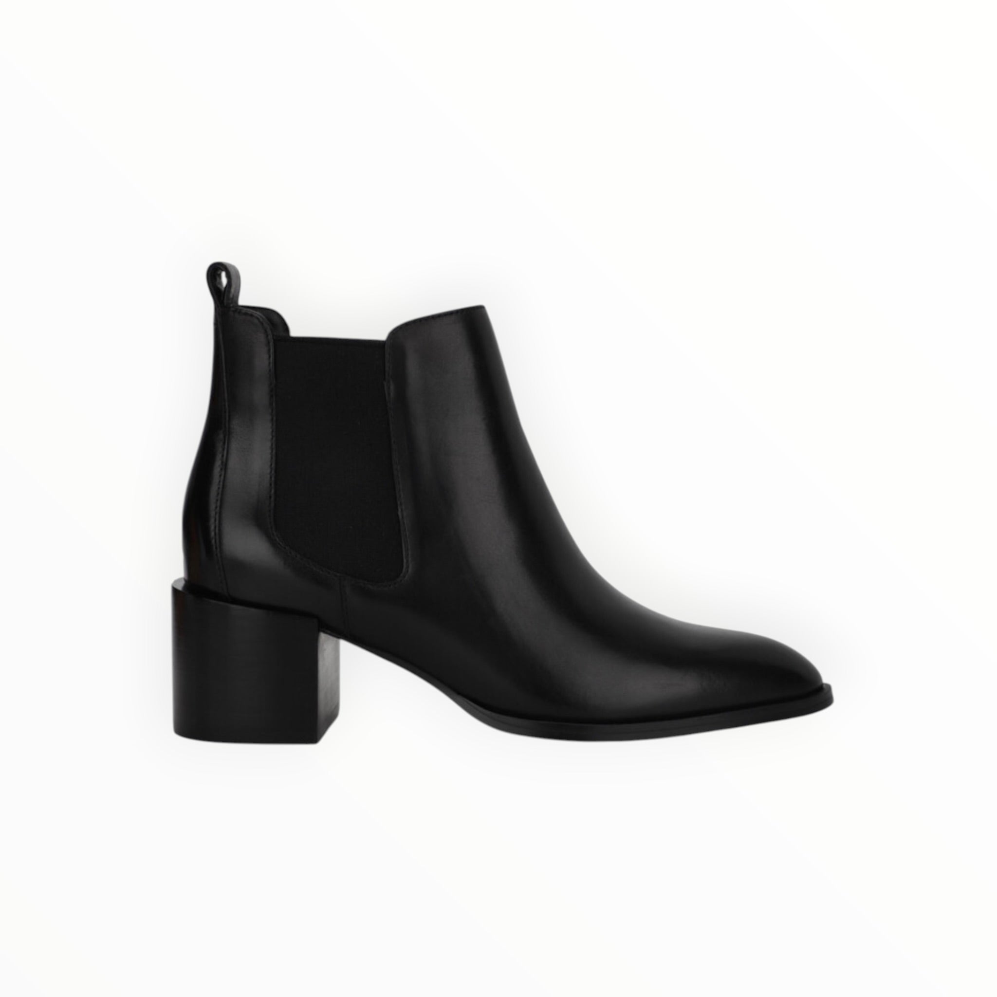 Yosi Samra Melissa Chelsea Leather Boot - Black