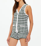 The Upside Portobello Watson Crochet Vest - Eden