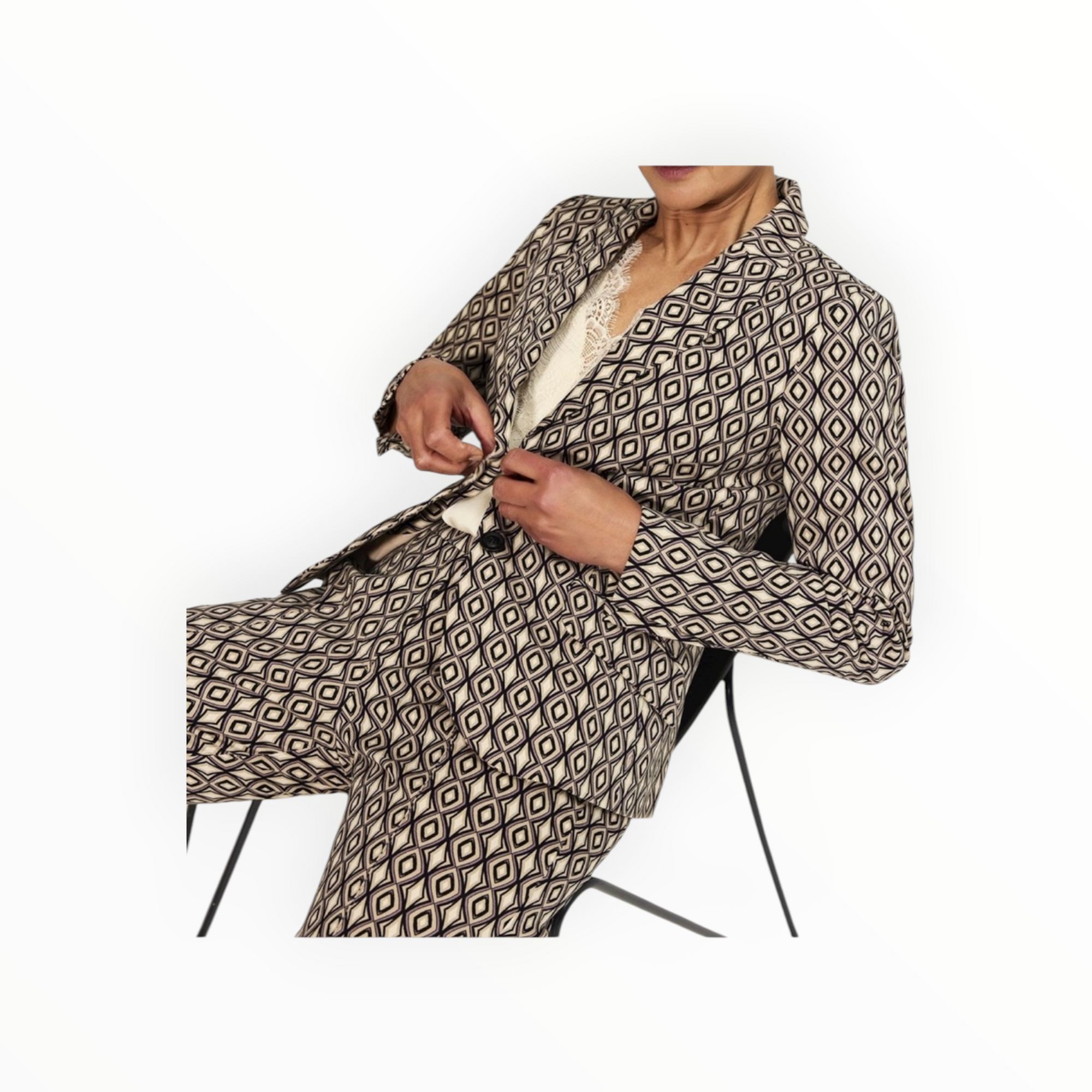 Summum All Over Print Blazer - Multi