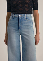 Favorite Daughter Mischa Super High Rise Wide Leg Crop - Santa Barbara