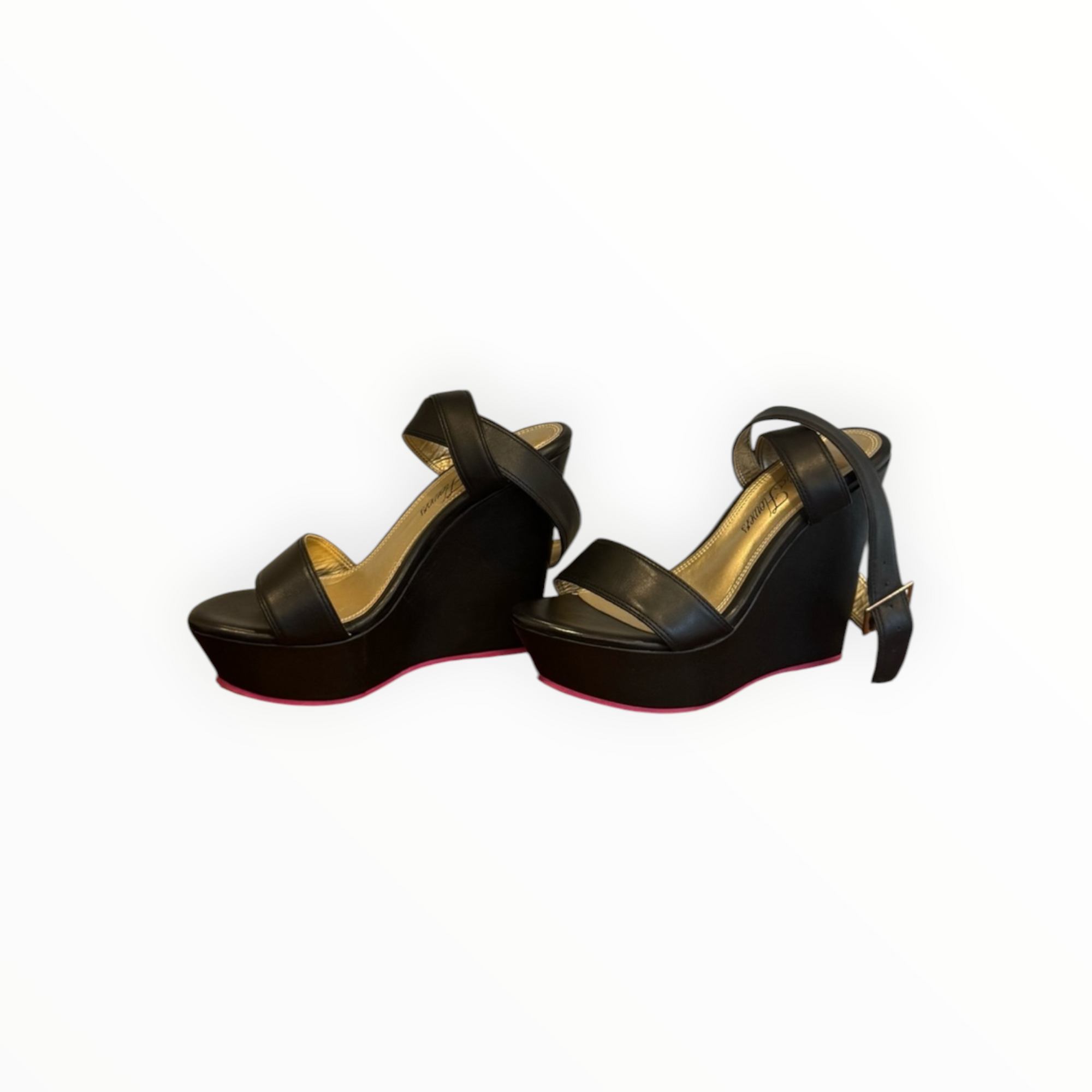 Claire Flowers Sheila Wedge - Black