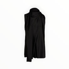 SIMKHAI McKinnon Tie Neck Top - Black