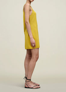 Kallmeyer Fiona Dress in Cotton Wool - Mustard